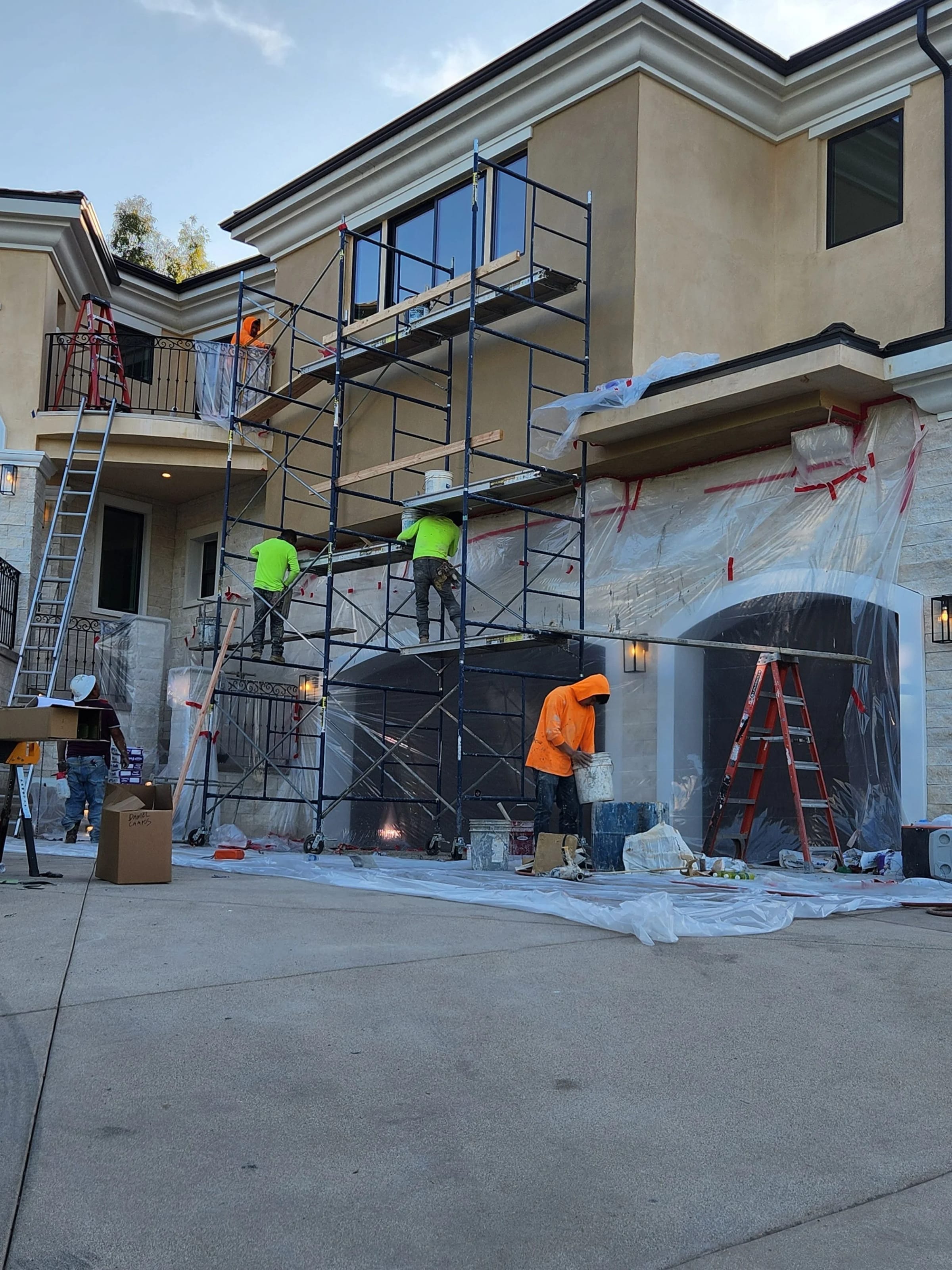 Construction progress