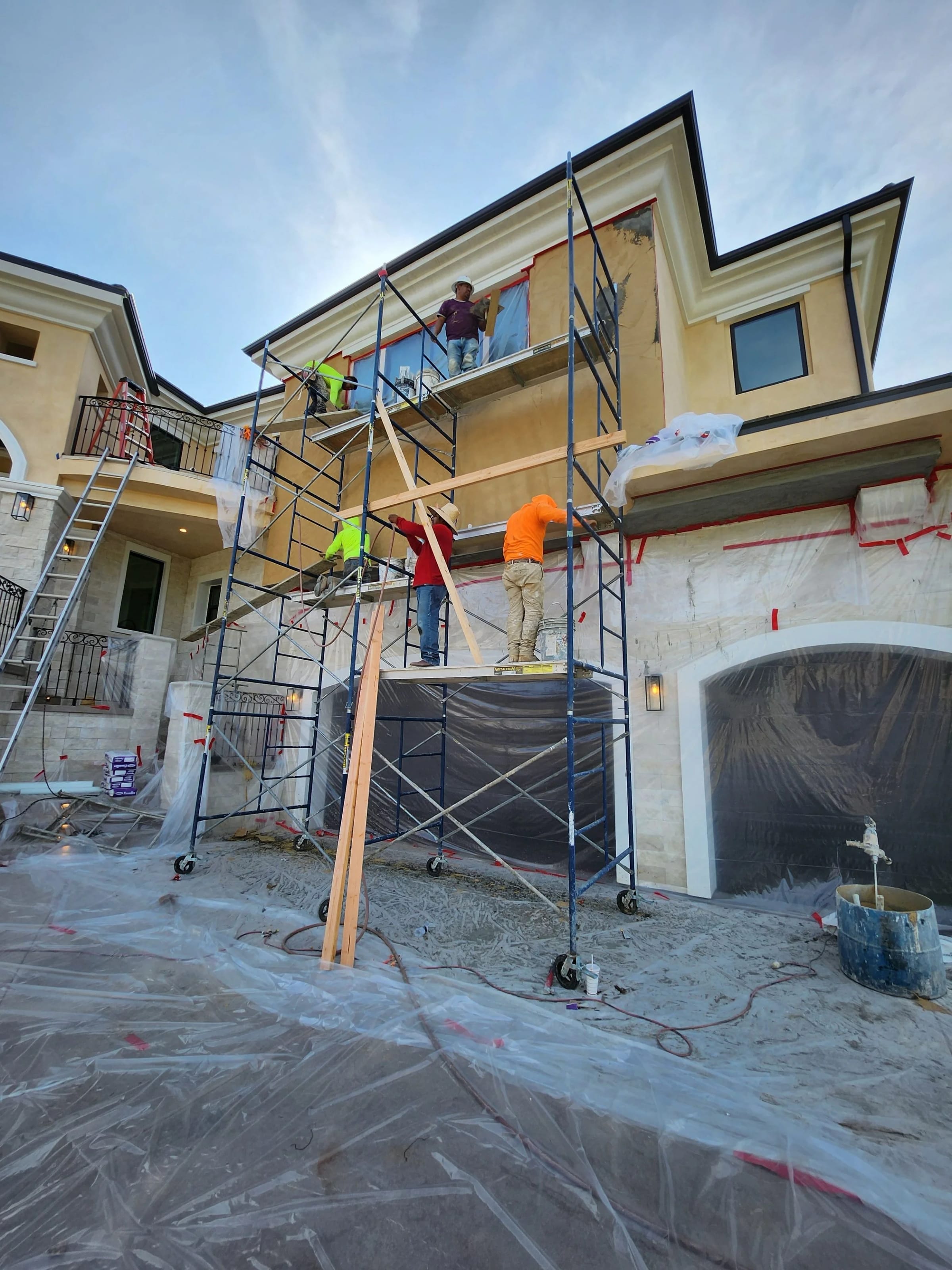 Construction progress