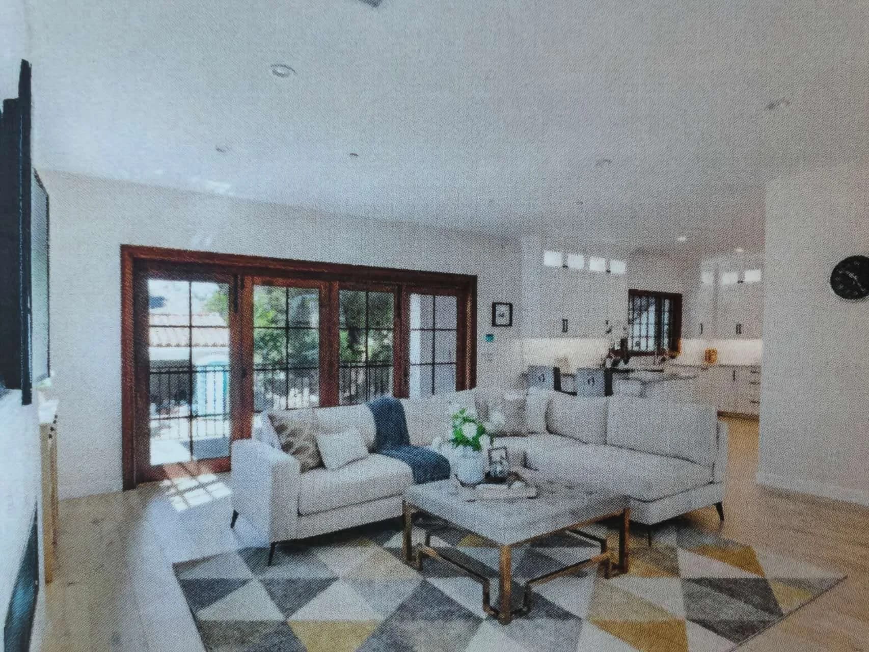 Renovated living room